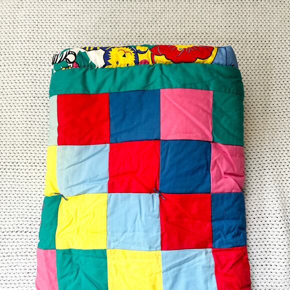 Yankee Lady Creations Vermont Baby Bunting Colorful Animal Quilted Blanket NOS - Picture 6 of 10